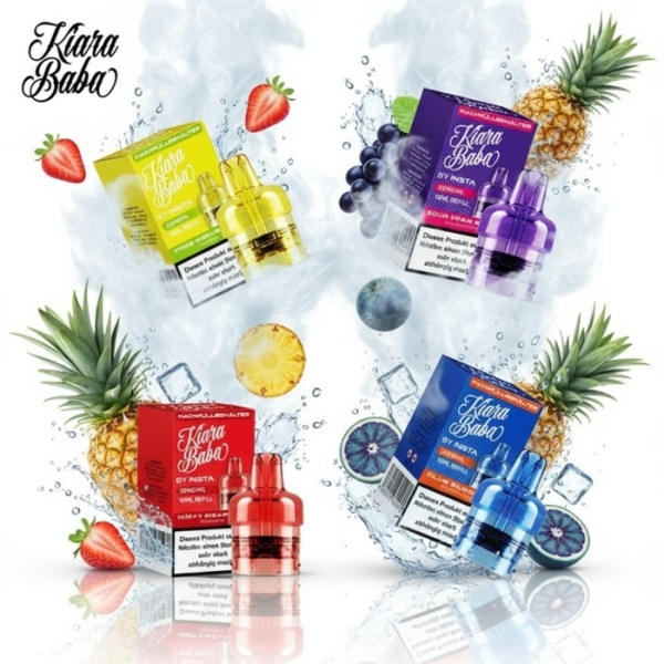 Kiara Baba 10K Refill Container alle Sorten